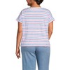 Lands' End Women's Short Sleeve Slub Boxy Crew T-Shirt - 2 of 3