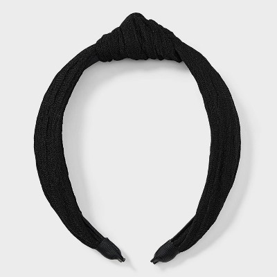 Textured Top Knot Headband - A New Day™