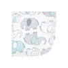 Hudson Baby Flannel Washcloths, Neutral New Elephant 10Pk, One Size - 3 of 4