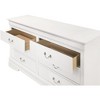 ORRD Louis Philippe Cherry Dresser - Traditional 8-Drawer Chest with Dovetail Construction, Carved Details & Metal Glides - 3 of 4