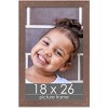 PosterPalooza | Shabby Chic Brown Picture Frame - UV Acrylic, Foam Board Backing, Hanging Hardware - 2 of 4