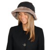 Sprigs Faux Fur Reversible Winter Bucket Hat - 4 of 4