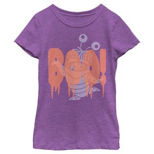 Girl's Monsters Inc Halloween Boo T-Shirt - 1 of 4