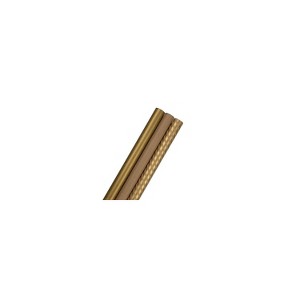 JAM Paper Wrapping Paper 87.5 Sq Ft Gold Kraft Stripes and Solid Deluxe Set 3 Rolls/Pack (77450118) - 1 of 1
