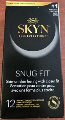 SKYN Snug Fit Non-Latex Lubricated Condoms - 12ct : Target