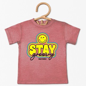 The Juniper Shop SmileyWorld Stay Groovy Toddler Short Sleeve Tee - 1 of 4