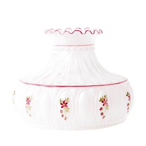 Aladdin Glass Oil Lamp Shade, 10 inch Base Fits Aladdin Non-Electric Fuel Lamps - 1 of 4