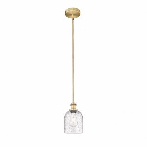 Bella - 1 Light Stem Hung Mini Pendant In Industrial Style-9 Inches Tall and 5.5 Inches Wide - 1 of 1