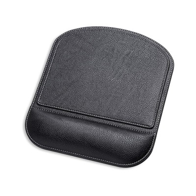 Scarlet Scope Leather Mouse Pad Wrist Rest