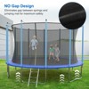 10FT 12FT 14FT 16FT Trampoline with Safety Enclosure & Ladder - Recreational Trampolines for Kids/Adults, ASTM Certified Outdoor Bounce - 3 of 4