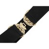INSPIRE CHIC Women's Gold Butterfly Stretchy Vintage Elegant Elastic Waistband Belts 1 Pc - 3 of 4