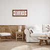 Stupell Industries Believe Red Christmas Phrase, 25" x 11" - 2 of 4