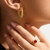 EVRY JEWELS WATERPROOF Gold or Silver Plated Diana Ring - 3 of 4