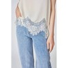 Women's LACE TRIMMED CAMI - DELUC - 2 of 4