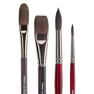 Kingart 4ct Equinox Brush Set