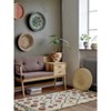 Storied Home Round Terra-cotta Pot with Dots and Glazed Finish, White and Natural - 3 of 4