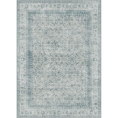 Abynow Floral Medallion Persian Indoor Area Rug