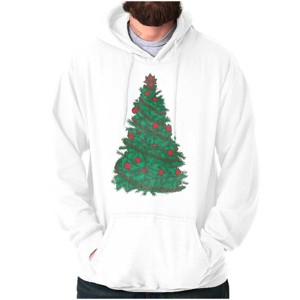 Classic Vintage Christmas Tree Hoodie Sweatshirt Women Men Brisco Brands - 1 of 4