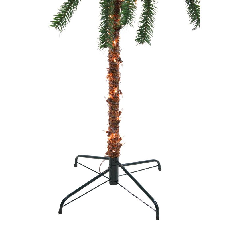 Northlight 4' Pre-Lit Tropical Artificial Palm Tree - Clear Lights, 3 of 5