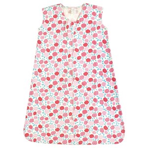 Touched by Nature Baby Girls Organic Cotton Sleeveless Wearable Sleeping Bag, Sack, Blanket, Rosebud - 1 of 1