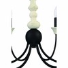 Craftmade Lighting Meadow Place 6 - Light Chandelier in  Cottage White/Espresso - 3 of 4