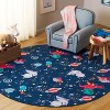 Tacoma Kids TCK164 Power Loomed Stain Resistant Non-Shedding Machine Washable Skid-Resistant Indoor Rugs - Safavieh Kids - 2 of 4