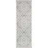 Nuloom Jaime Vintage Trellis Area Rug, Runner 2' 8" x 12', Gray - 2 of 4