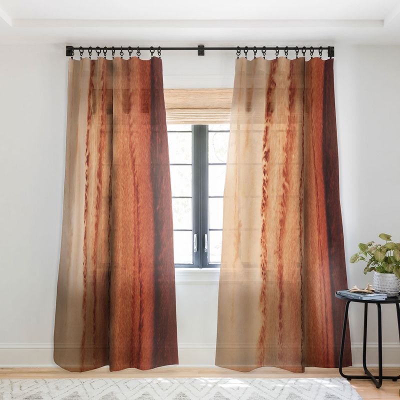 Monika Strigel Within The Tides Cinnamon DAR Single Panel Sheer Window Curtain - Deny Designs, 1 of 7