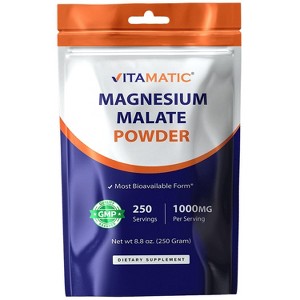 Magnesium Malate 1000mg per Servings - 250 Grams - 250 Servings - 1 of 4