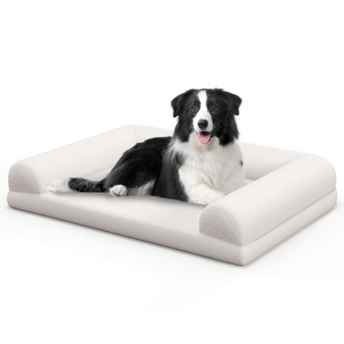 Grey orthopedic dog bed best sale