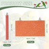 Unique Bargains Bird Perch Stand Wooden Parrot Perch Stand Toy Paw Grinding Stick Bird Cage Accessories 4 Pcs - 2 of 4