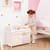 Olivia's Little World Princess Wooden Baby Doll Crib with Storage & Bedding - 2 of 4