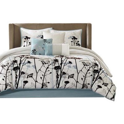 Gracie Mills Micah 7-Piece Microfiber Comforter Set