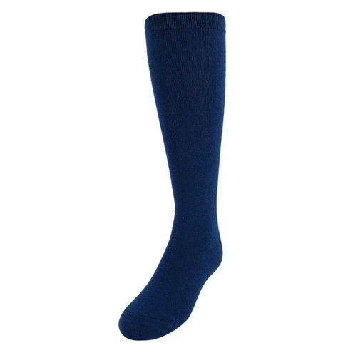 Ctm Girl's Solid Colored Soft Uniform Knee High Socks (1 Pair) : Target