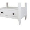 Airsurfer Standard White Nightstand Elegant Two-Drawer Nightstand Bedroom Furniture for Bedroom Organization - 3 of 4