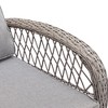 KTMBDW Patio Wicker Chairs Swivel Rocker - Outdoor Swivel Rocking Chairs Set of 2 with Rattan Side Table, 3 Piece Patio Sets for Porch Pool - 2 of 4