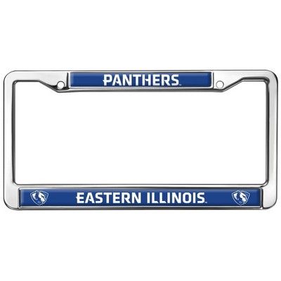 Eastern Illinois Panthers Design Full Size Standard License Plate Metal Frame