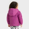 Toddler Girls' Hooded Puffer Jacket - Cat & Jack™ - 2 of 4