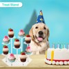 Unique Bargains 9 Tier Round Polished Smooth Cupcake Acrylic Display Stand - 4 of 4