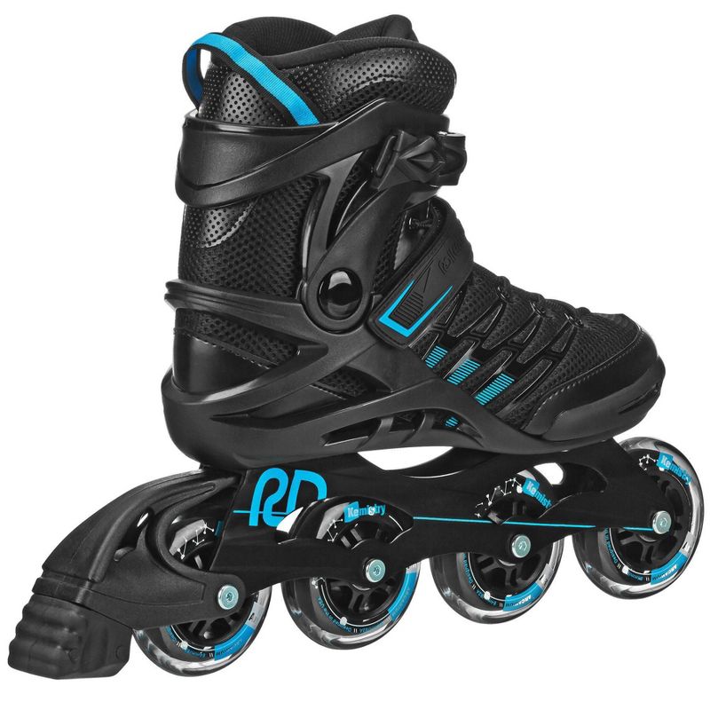 Roller Derby Aerio Q-84 Men's Inline Skate - Black/Blue, 3 of 7
