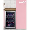 Comfee 18.9-in. 29-Bottle Freestanding Indoor Wine Cooler, Stainless Steel - 3 of 4