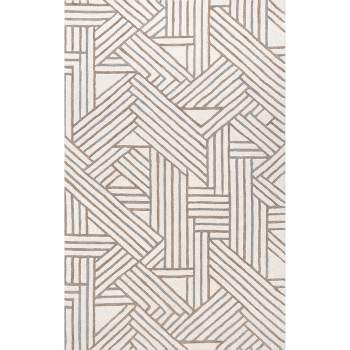 nuLOOM Bonnie Hand Tufted Wool Abstract Area Rug