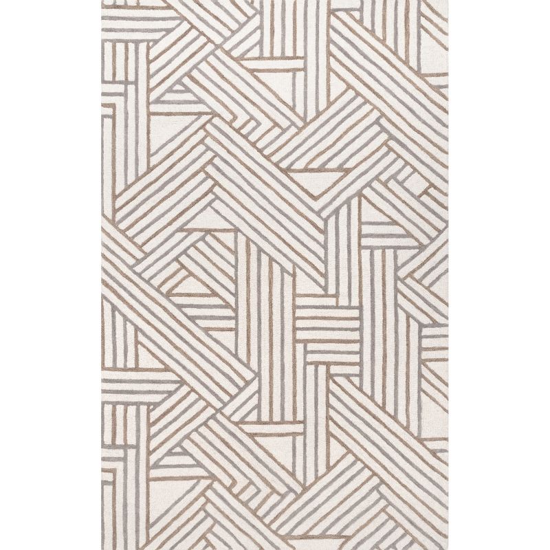 nuLOOM Bonnie Hand Tufted Wool Abstract Area Rug, 1 of 11