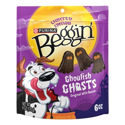 Beggin' Bacon Flavor Ghosts Strips Chewy Dog Treats - 6oz