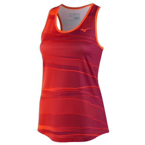 Mizuno Women's Printable Eco Running Tank Womens Size Large In