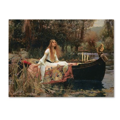 John William Waterhouse 'The Lady of Shallot' 24'' x 32'' Canvas Art