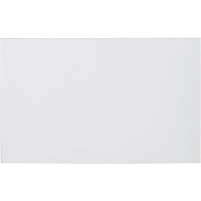 White Medium Rectangular Hardback Lamp Shade with Chrome Spider Fitting