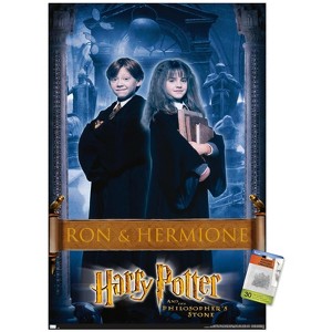 Trends International Harry Potter and the Philosopher's Stone - Ron & Hermione Unframed Wall Poster Prints - 1 of 4