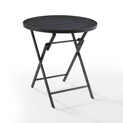 Kaplan Outdoor Steel Round Bistro Table Bronze - Crosley