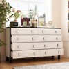FUFU&GAGA White Modern Horizontal Multifunctional Dresser Bedroom Living Room Organiser Chest of Drawers - 2 of 4